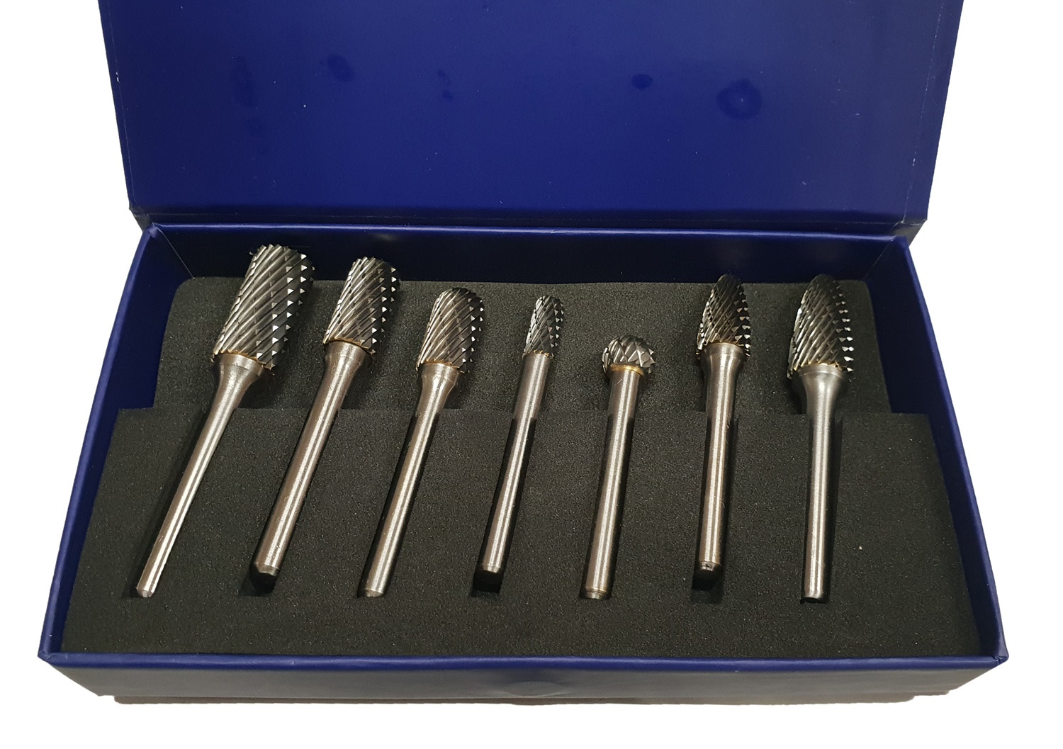 7 Piece 6mm Tungsten Carbide Double 